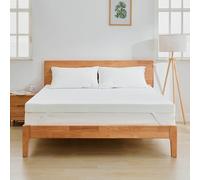 Ego Home Surmatelas 90x200, Mousse à Mémoire de Forme au Thé Vert, Épaisseur 9 cm, Confort Ergonomique, Certifié Oeko-Tex, Confortable et Respirant, Lavable, Anti-Poussière et Antidérapant