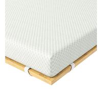Ego Home Surmatelas en Gel 160 x 200 cm H3 Doux avec extrait de thé Vert, certifié Öko-TEX, 160 x 200 cm, pour lit à sommier tapissier, canapé-lit, Housse en Gel Mousse Froide, Hauteur 9 cm