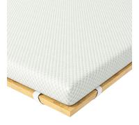 Ego Home Surmatelas en Gel 180 x 200 cm H2 Doux avec extrait de thé Vert, certifié Öko-TEX, 180 x 200 cm, pour lit à sommier tapissier, canapé-lit, Housse en Gel, Mousse Froide 5 cm de Hauteur