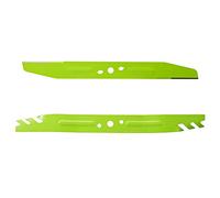 EGO Power+ AB2101D Lot de 2 Lames de paillage pour tondeuses à Gazon électriques LM2133, LM2130, LM2135SP, LM2130SP, LM2156SP, LM2150SP, 53,3 cm