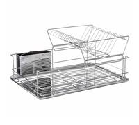 Égouttoir 2 Niveaux Inox 47cm Argent