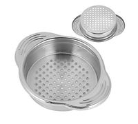 Égouttoir à Aliments en Acier Inoxydable, Résistant aux Hautes Températures, égouttoir Rapide et Facile, avec Poignée Antidérapante, Conception Ergonomique, Drainage Pratique, à