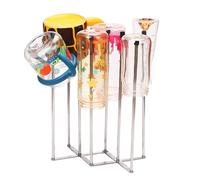 Égouttoir À Biberons - Réutilisable À 8 Pôles, Support D'égouttage De Tasse, Support De Séchage De Tasses Pour Pots De Carafe À Vin En Verre, Ustensiles De Cuisine | Organisateur De Bouteilles Pliable