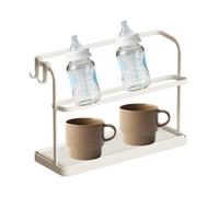 Égouttoir à bouteilles d'eau Support métallique réutilisable pour tasses | Égouttoir à verres pour cuisine, évier, armoire, sol, résidence, restaurant et ferme