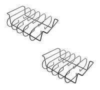 Égouttoir à côtes pour barbecue, multifonction, antiadhésif, pour viande de poulet entière