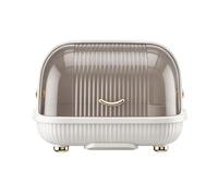 Égouttoir à vaisselle de cuisine - 14,57 pouces ABS égouttoir couvert | Porte-couverts Bowl Plate Organisateur | Boîte de rangement de baguettes pour biberons. Bac d'égouttement amovible, 730 g