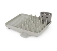 Joseph Joseph Duo Séchoir à Vaisselle Compact, égouttoir à Vaisselle de Cuisine avec Pot à ustensiles et Bec d'égouttage, Gris