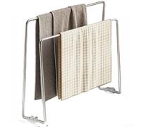 Égouttoir à vaisselle en acier inoxydable 304 étroit pour évier - Égouttoir de cuisine inoxydable avec drain pour éponges et chiffons, peu encombrant, 21,5 x 9 x 8,6 cm (B)