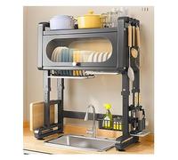 Égouttoir à vaisselle, For comptoir de cuisine en acier inoxydable(97x30cm)