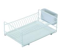 Sauvic 89005 Égouttoir à Vaisselle Métal Plastifié Blanc 38,5 x 25 x 12 cm