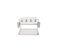 Egouttoir à vaisselle pliable grand modèle gris clair - - Gris - Inox