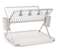 Egouttoir à vaisselle, pliable, gris clair, Brabantia