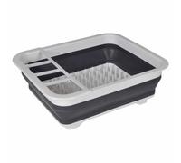 Égouttoir à Vaisselle Rétractable 36cm Anthracite