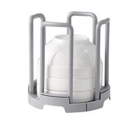 Égouttoir à vaisselle télescopique - Organisateur de tasses de cuisine | égouttoir à vaisselle sur pied | Pour petits espaces, garde-manger, placard, comptoir, plafond, confort durable, solution