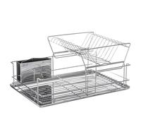 Égouttoir acier 2 niveaux avec plateau inox - 5 five simply smart