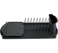 Egouttoir BASIC WENKO noir mat égouttoir panier à couverts porte-assiettes