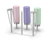 Egouttoir Bouteilles, Egouttoir Biberon Bebe en Inox 304 , Porte-Bouteille Pour 6 Gourde, Support pour Bouteilles à Égoutter, Porte-Égouttoir Multifonction, Convient à Verres, Sacs Réutilisables