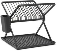 Brabantia Égouttoir à vaisselle pliable Sinkside 37 cm Gris foncé