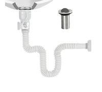 Égouttoir de Bonde de Lavabo 300-1000Mm Siphon, Filtre Tuyau Flexible