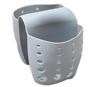 Égouttoir de cuisine comme organiseur de style selle pour vaisselle, ustensiles de nettoyage, rangement pratique dans la maison moderne (gris, 12 x 10 x 9 cm)