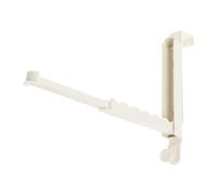 Égouttoir de porte pliable, cintre pliable sur crochets de porte | Séchoir à serviettes à tige rétractable avec 6 bosquets,Crochet rond de serviette de porte pliante de conception de tige extensible