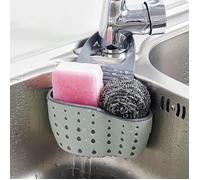Égouttoir d'évier de cuisine, Sac suspendu d'évier à double couche, panier suspendu de rangement pour panier de vidange,vert(1pcs)