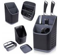 Égouttoir et Organisateur de Couverts - Noir - Contemporain - Design - Accessoires de cuisine