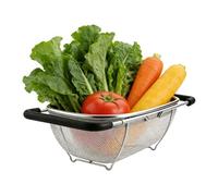 Égouttoir perforé - Égouttoir multi-usage pour économiser de l'espace, plastique hygiénique | Nettoyage de la salade, trempage des haricots, lavage des baies, comptoir de préparation des repas