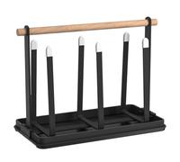 Égouttoir Pour Bouteilles - Fer 9,45 Pouces, Porte-gobelet À 6 Fentes, Support Pour Bac D'égouttage | Empêcher De Briser L'égouttoir En Verre De Bière Pour L'utilisation De Cuisine De Garde-manger D'a