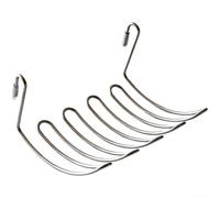 Égouttoir Vaisselle Acier Inoxydable Mural 12.5cm | Acier inoxydable pour robuste, trous aération larges, séchage rapide, design mural, fini argenté