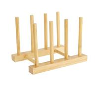 Egouttoir Vaisselle en Bois 3 rangements