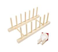 Egouttoir Vaisselle en Bois 6 rangements