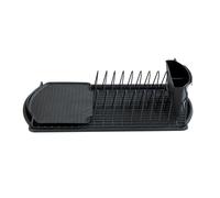 Égouttoir Vaisselle Noir Basic - WENKO - Égouttoir vaisselle cuisine - Métal - plastique