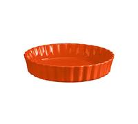 Moule à Tarte Tourtière haute Emile HENRY Orange Toscane D28 cm