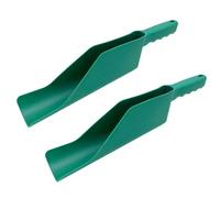 Ehaosea Pelle de nettoyage jardin outil gouttières fond plat Rapidité | Pelle manuelle à fond plat pour remplir les feuilles rapidement ; extension arrive sous le support de gouttière.