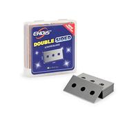 EHDIS 50 Pièces Lames Rechange pour Grattoir Plaque Vitrocéramiqu, Ck75, Lames de Trois Trous, pour Racleurs de Verre, dans Boîte Distributeur pour Racleurs de Plastiques
