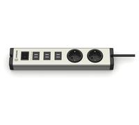 EHMANN 0601x0a02203303 Chargeur USB Prise 6 x, 2 x USB, prise avec contact de protection