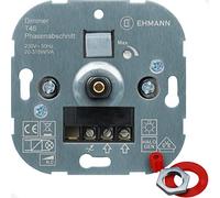 EHMANN 4600 x 0000 T46.00 Variateur encastré à Coupure de Phase 230 V 50 Hz Puissance : 20-315 W/VA Adaptateur de Programme d'interrupteurs Inclus
