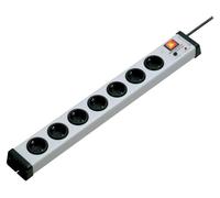 Ehmann surtension bloc multiprise 7x, 1,5m de conduite d'alimentation, gris