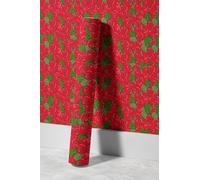 EHOMERY Kit Tapisserie Papier Peint Vinyle Adhesif Meuble Chaud Fruit Rouge Intissé Uni Rouleau de Autocollant Isolant Papier Adhésif Décoratif Pour Murs 45x300cm