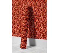 EHOMERY Papier de Verre Pour Pvc Rouleau Peint Mural Intissé Non Adhesif Rétro Et Élégant Motif Volutes Européen Baroque Chambre Fille Film Vinyle Autocollant Meubles Cuisine 45x300cm