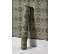 EHOMERY Papier Peint Anti Humidité Revêtement Mural Pvc Exterieur Rétro Élégant Motif de Défilement xxl Gamer Trompe-L'Œil New York Papier Moderne Pour La Décoration Intérieure 45x500cm