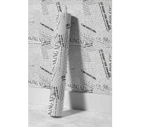 EHOMERY Papier Peint Gamer Frise de Autocollant Individualiste Et Tendance Lettre Papier-Peint 4 Murs Pour Salle Bain Film Vinyle Imperméable Durable 45x500cm