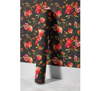 EHOMERY Papier Peint New York Salle de Bain Vinyle Nature Grenade Rouge Autocollant Mural Roulot Pour Cuisine Papier Imperméable Et Résistant À L'Huile Murs 45x500cm