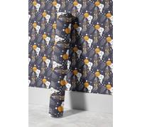 EHOMERY Papier Peint Zoo Autocollant Mural Panoramique Romantique Et Élégante de Verre Pvc Intissé Sans Raccord Papier Imperméable Pour Protection Des Meubles 45x300cm