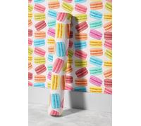 EHOMERY Papier Peint Zoo Colle Intissé Prête À L'Emploi Doux Et Mignon Gâteau Couleurs Macarons Zen Chambre Autocollant Mural Nature Papier Moderne Pour Décoration Murale 45x200cm