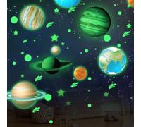 EHOTER Étoiles Points Autocollants Lumineux Stickers Muraux Enfant Fluorescents Etoiles Phosphorescentes Plafond Etoile Fluorescente pour Enfants Fille Garçons Chambres (A)