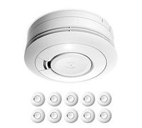 Ei electronics EI - 650 Lot de 10 Ans (Fixe verbauter de fumée-Pile Lithium 3 v durée de Vie du Produit 10 Ans Blanc, Blanc, Ei650-3H161