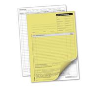 Eichner Cartes de travail Eichner autocopiantes Quantité:25