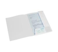 Eichner Chemise PP Eichner A4 avec rabats, blanc, œillet de classement Quantité:25